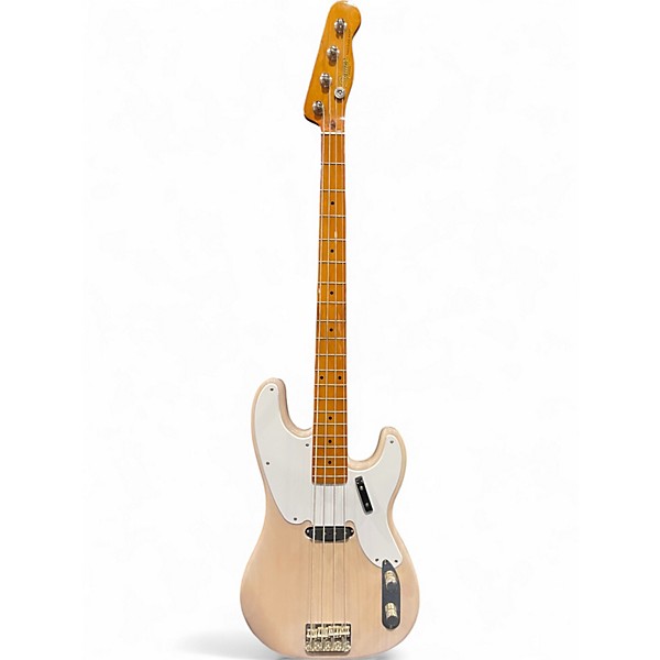 Used Squier CLASSIC VIBE 5OS Natural Pink Electric Bass Guitar