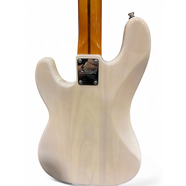 Used Squier CLASSIC VIBE 5OS Natural Pink Electric Bass Guitar