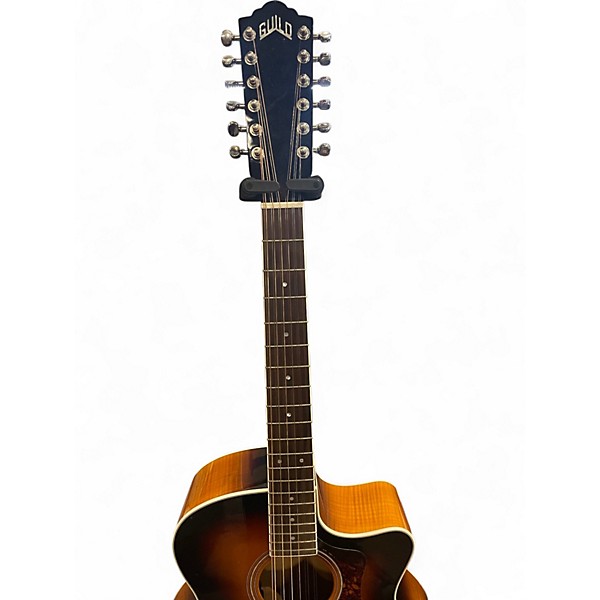 Used Guild F2512CE DELUXE ANTIQUE SUNBURST 12 String Acoustic Electric Guitar