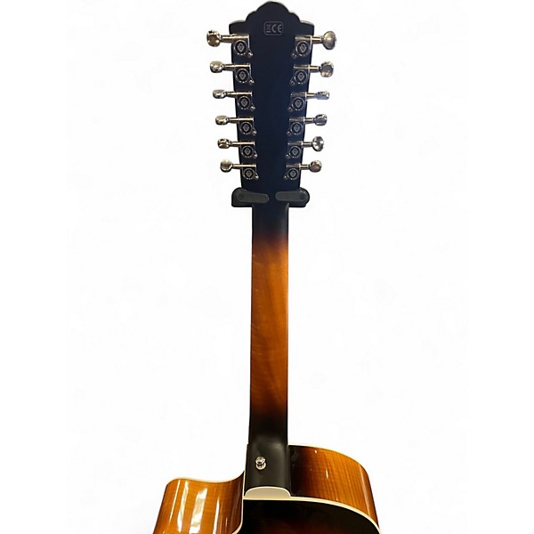 Used Guild F2512CE DELUXE ANTIQUE SUNBURST 12 String Acoustic Electric Guitar
