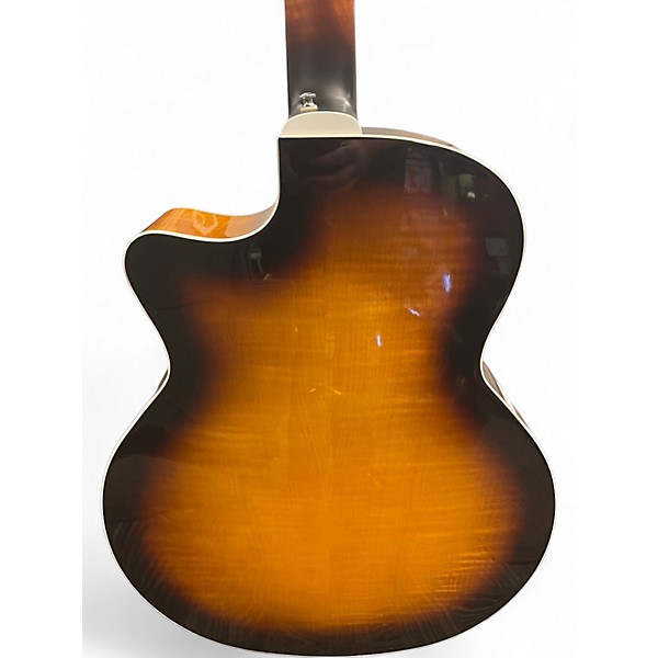 Used Guild F2512CE DELUXE ANTIQUE SUNBURST 12 String Acoustic Electric Guitar