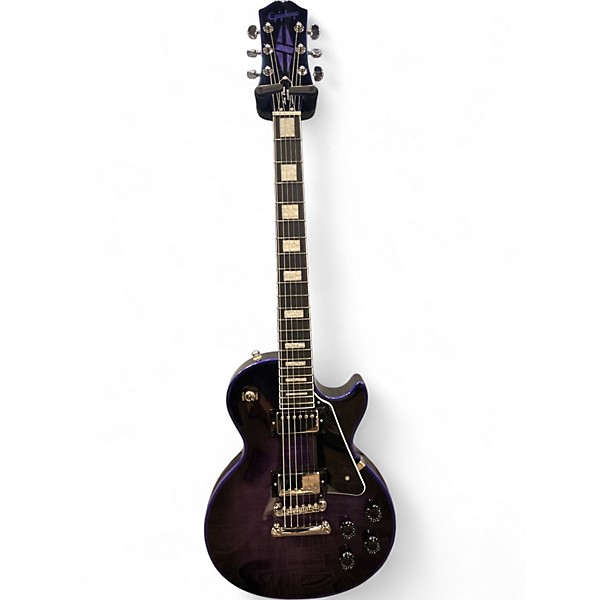 Used Epiphone LES PAUL CUSTOM WIDOW Purple Solid Body Electric Guitar