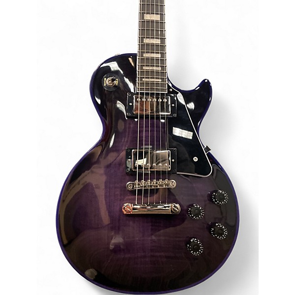 Used Epiphone LES PAUL CUSTOM WIDOW Purple Solid Body Electric Guitar