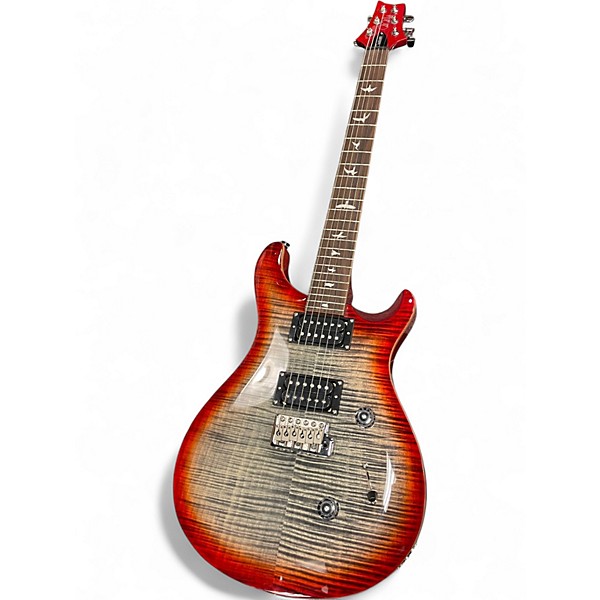 Used PRS SE Custom 24 CHARCOAL CHERRY BURST Solid Body Electric Guitar