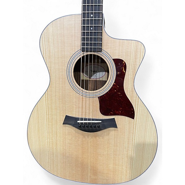 Used Taylor 214CE Natural Acoustic Electric Guitar