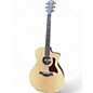 Used Taylor 214CE Natural Acoustic Electric Guitar