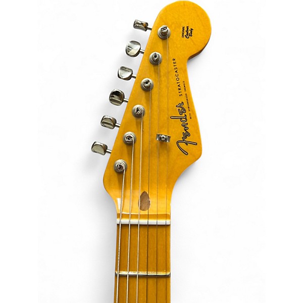 Used Fender Artist Series Eric Johnson Stratocaster 2 Tone Sunburst Solid Body Electric Guitar