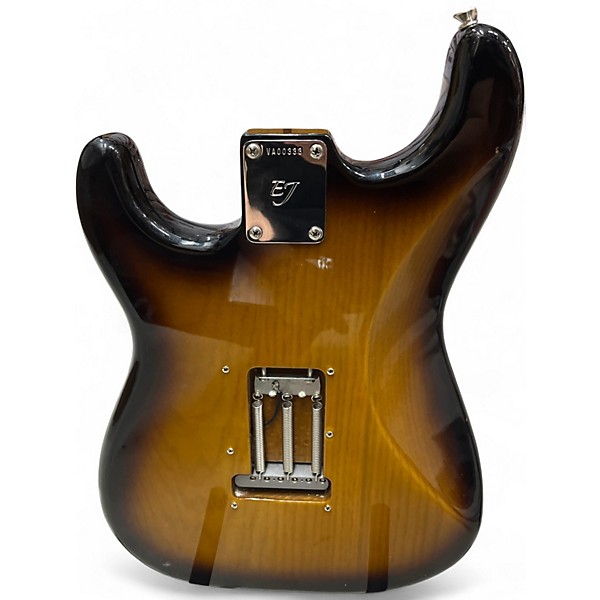 Used Fender Artist Series Eric Johnson Stratocaster 2 Tone Sunburst Solid Body Electric Guitar