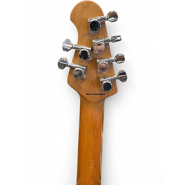 Used Sterling by Music Man CUTLASS FIREMIST SILVER Solid Body Electric Guitar