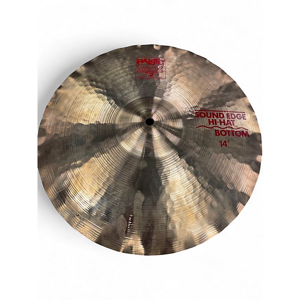 Used Paiste 14in Sound Edge Hi Hat Bottom Cymbal