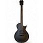 Used ESP LTD EC-BLACK METAL BLACK SATIN Solid Body Electric Guitar thumbnail