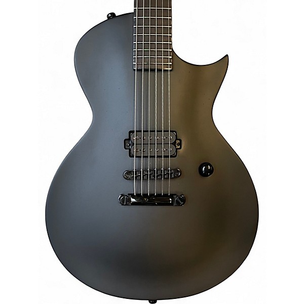 Used ESP LTD EC-BLACK METAL BLACK SATIN Solid Body Electric Guitar