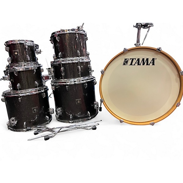 Used TAMA 7 Piece Superstar COPPER SPARKLE Drum Kit