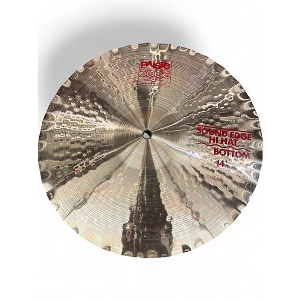 Used Pasite 14in 2002 HI HAT PAIR Cymbal