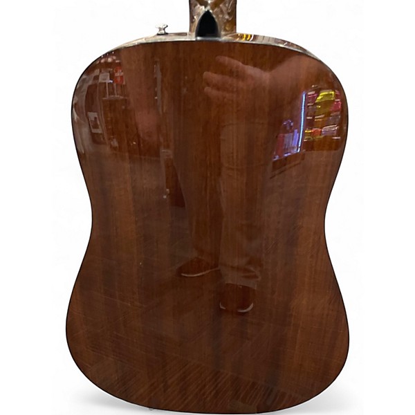 Used Fender CD60S LEFT HANDED Natural Acoustic Guitar