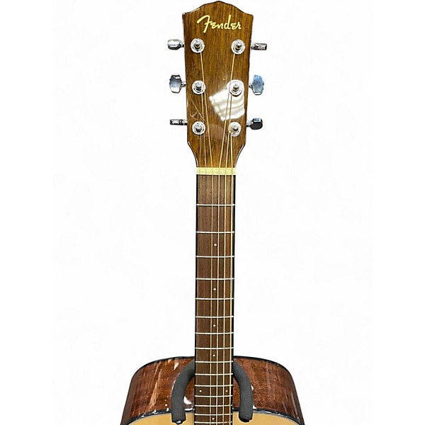 Used Fender CD60S LEFT HANDED Natural Acoustic Guitar