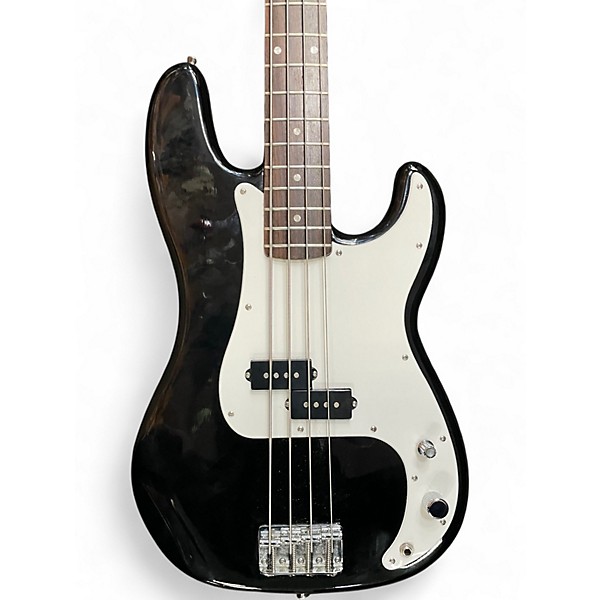 Used Squier Affinity Precision Bass Black Electric Bass Guitar