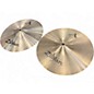 Used Zildjian 14in A CUSTOM NEW BEAT HI HAT PAIR Cymbal