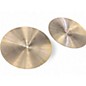 Used Zildjian 14in A CUSTOM NEW BEAT HI HAT PAIR Cymbal