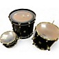 Used SJC Drums 3 Piece Tour series Black and Gold Drum Kit