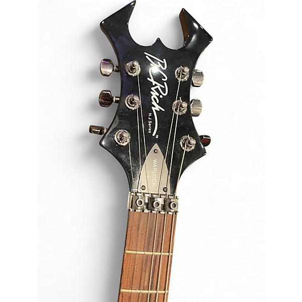 Used B.C. Rich NJ Series Warlock Black Solid Body Electric Guitar