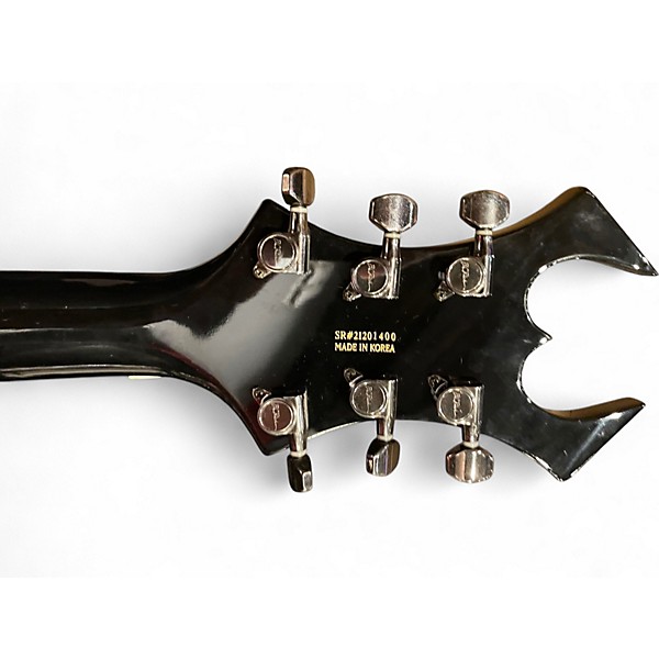 Used B.C. Rich NJ Series Warlock Black Solid Body Electric Guitar