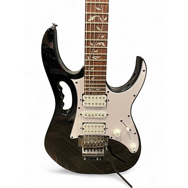 Used Ibanez JEMJR BLACK Solid Body Electric Guitar
