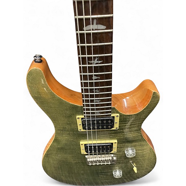 Used PRS SE CUSTOM TRAMPAS GREEN Solid Body Electric Guitar