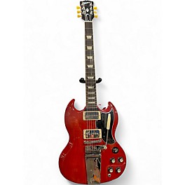 Used Gibson SG Standard '61 Maestro Heritage Cherry Solid Body Electric Guitar