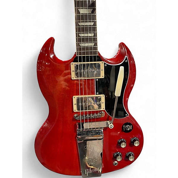 Used Gibson SG Standard '61 Maestro Heritage Cherry Solid Body Electric Guitar