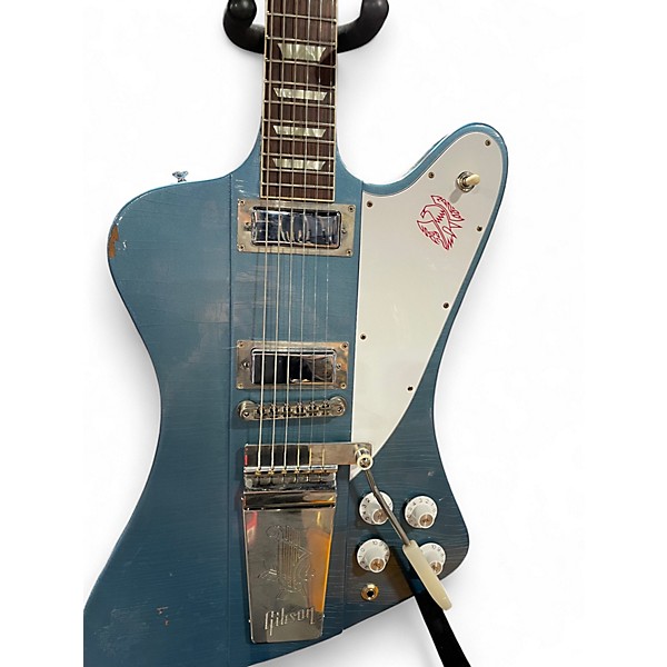 Used Gibson Custom Murphy Lab 1963 Firebird V w/ Maestro Pelham Blue Solid Body Electric Guitar