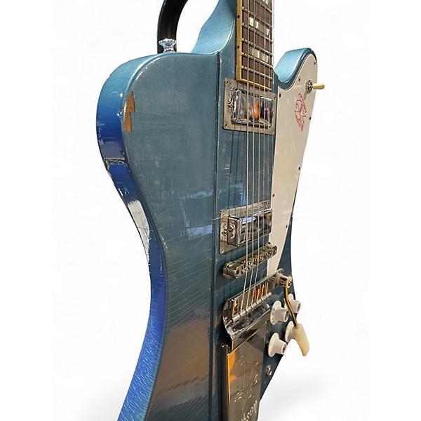Used Gibson Custom Murphy Lab 1963 Firebird V w/ Maestro Pelham Blue Solid Body Electric Guitar