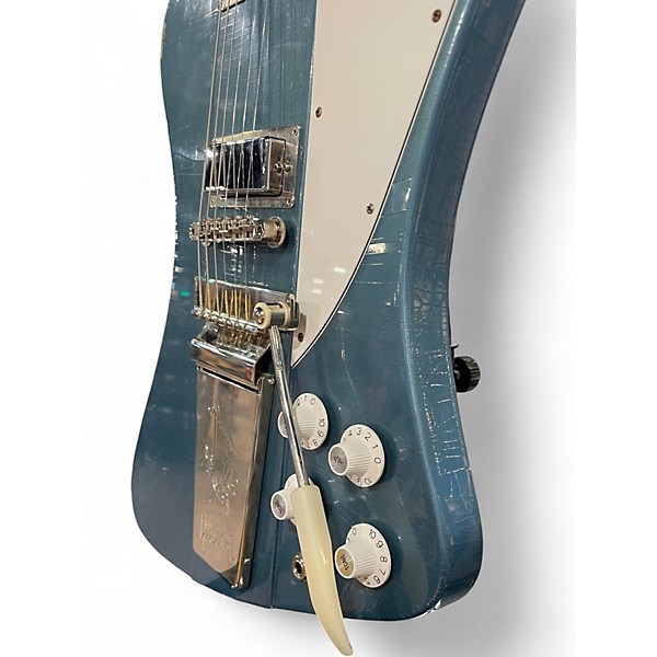 Used Gibson Custom Murphy Lab 1963 Firebird V w/ Maestro Pelham Blue Solid Body Electric Guitar
