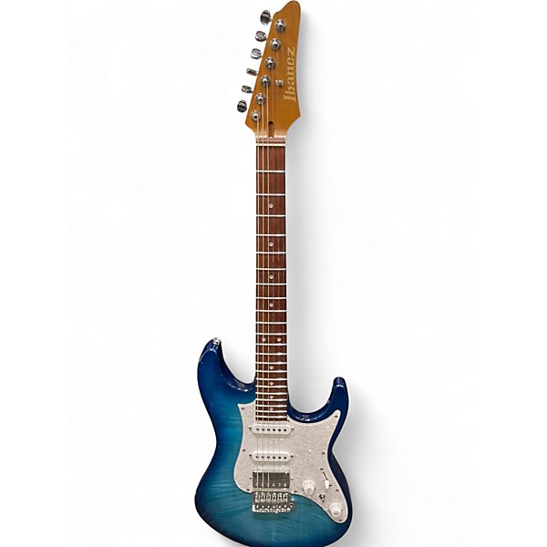 Used Ibanez AZ22S1F Turquoise Burst Solid Body Electric Guitar