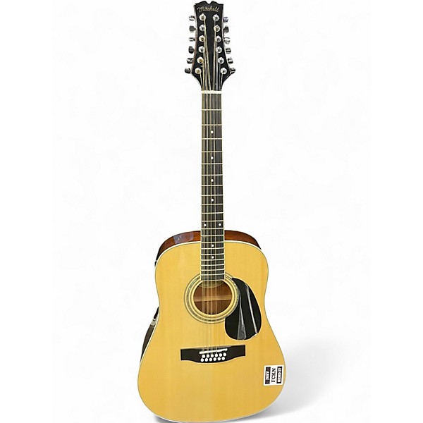 Used Mitchell D120S Twelve String Natural 12 String Acoustic Electric Guitar