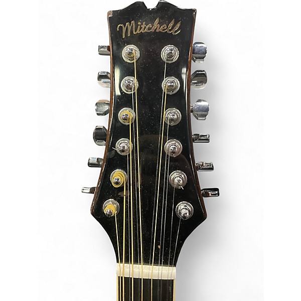 Used Mitchell D120S Twelve String Natural 12 String Acoustic Electric Guitar
