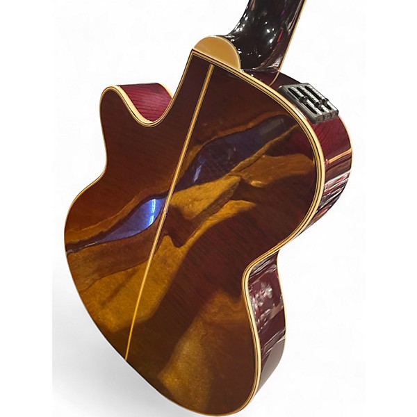 Used Takamine EFLTD88 Red Acoustic Guitar