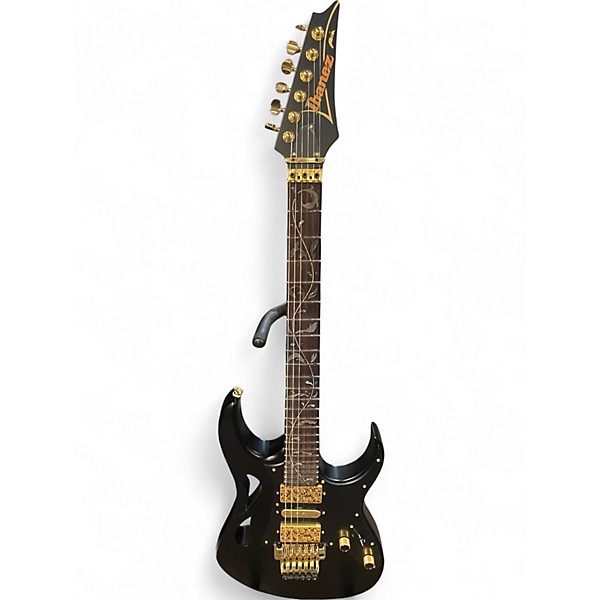 Used Ibanez PIA3761 Steve Vai Signature Onyx Solid Body Electric Guitar