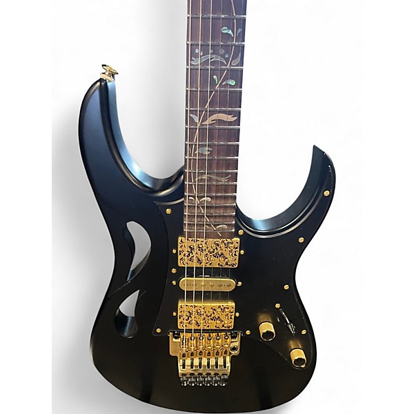 Used Ibanez PIA3761 Steve Vai Signature Onyx Solid Body Electric Guitar