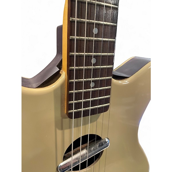 Used Danelectro Convertible Antique White Acoustic Electric Guitar