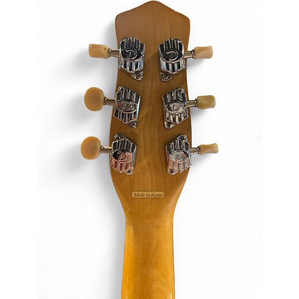 Used Danelectro Convertible Antique White Acoustic Electric Guitar