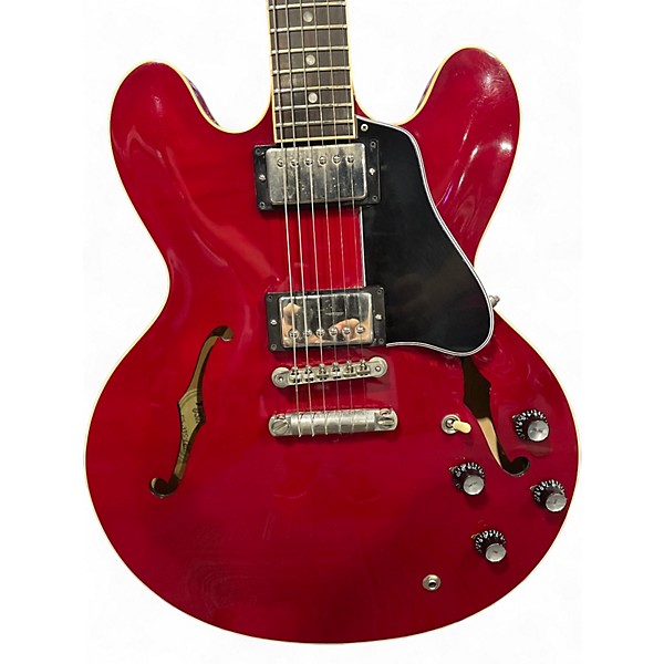 Vintage 1991 Gibson ES335 Candy Apple Red Hollow Body Electric Guitar