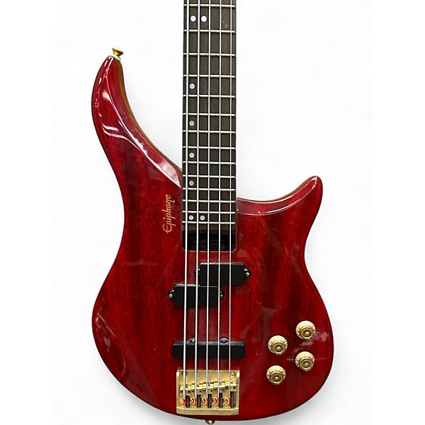 Used Epiphone EBM-5 RED Electric Bass Guitar