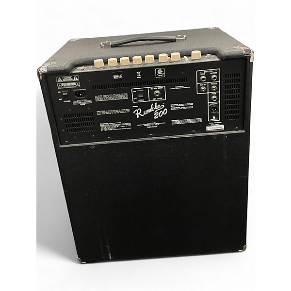 Used Fender Rumble 200 Bass Combo Amp