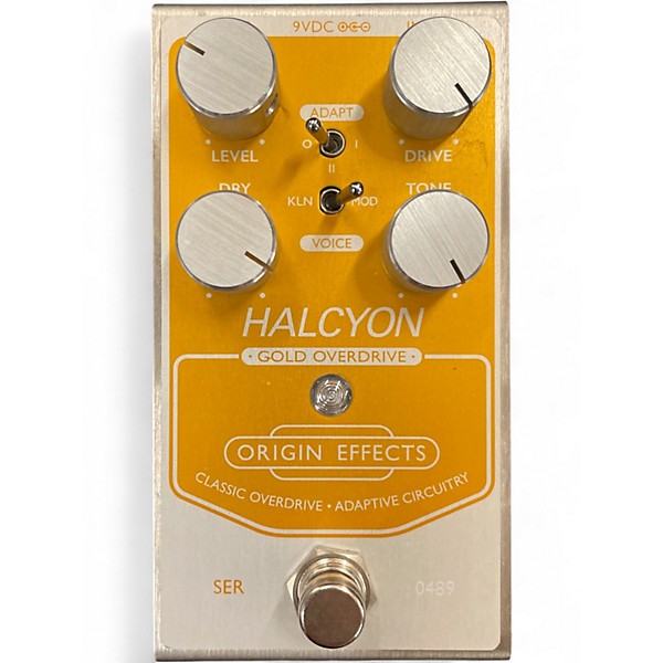 Used Origin Effects HALCYON GOLD OVERDRIVE Effect Pedal