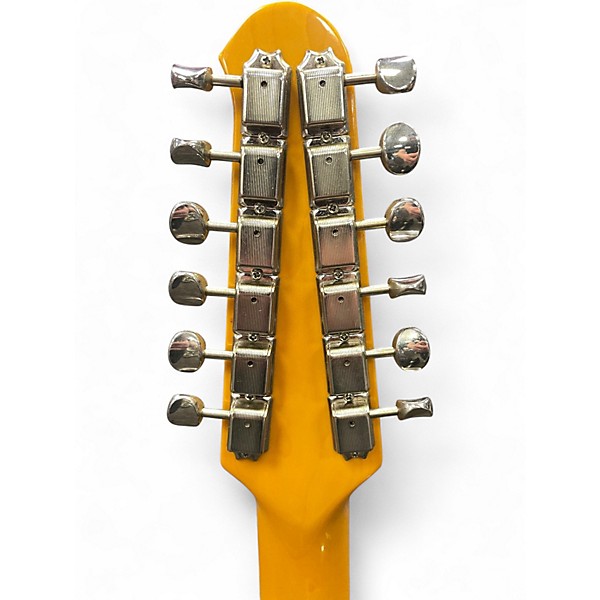 Used Fender 12 string strat 3 Color Sunburst Solid Body Electric Guitar