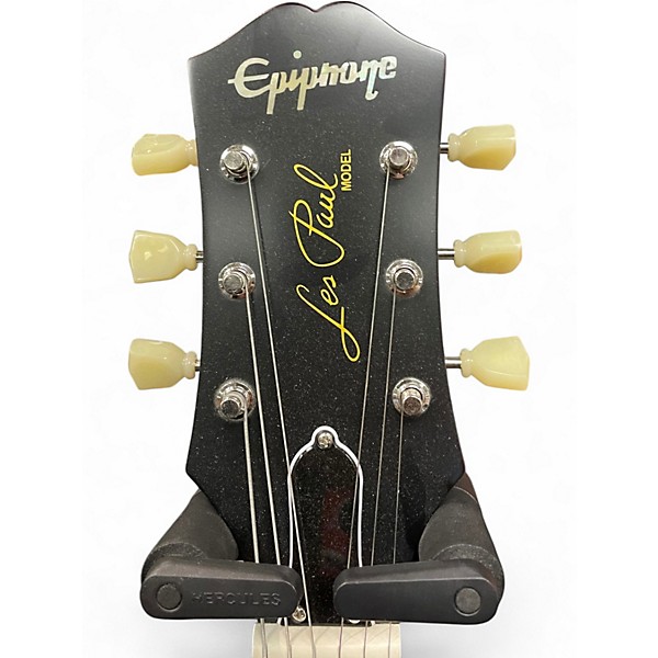 Used 2021 Epiphone 1959 Reissue Les Paul Standard Satin Iced Tea Solid Body Electric Guitar