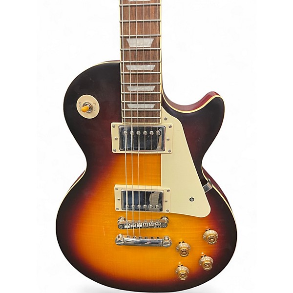 Used 2021 Epiphone 1959 Reissue Les Paul Standard Satin Iced Tea Solid Body Electric Guitar