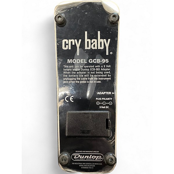 Used Dunlop Original Cry Baby Wah Effect Pedal