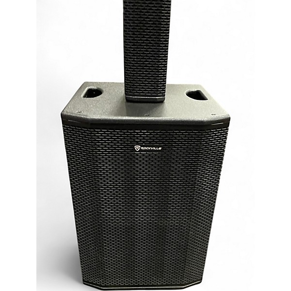 Used Rockville titan line array tower Powered Speaker